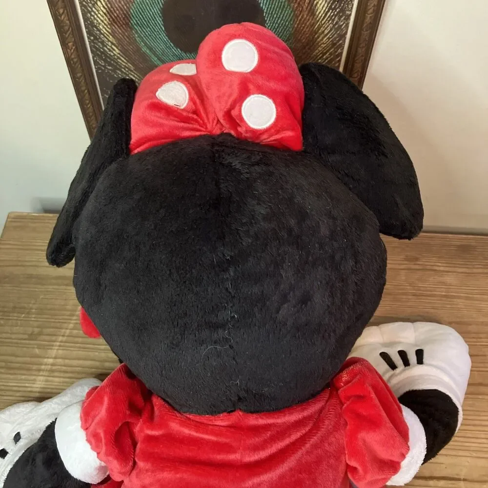 Authentic Disney Store London Minnie Mouse 26 inch Plush Large Jumbo Stuffed Toy